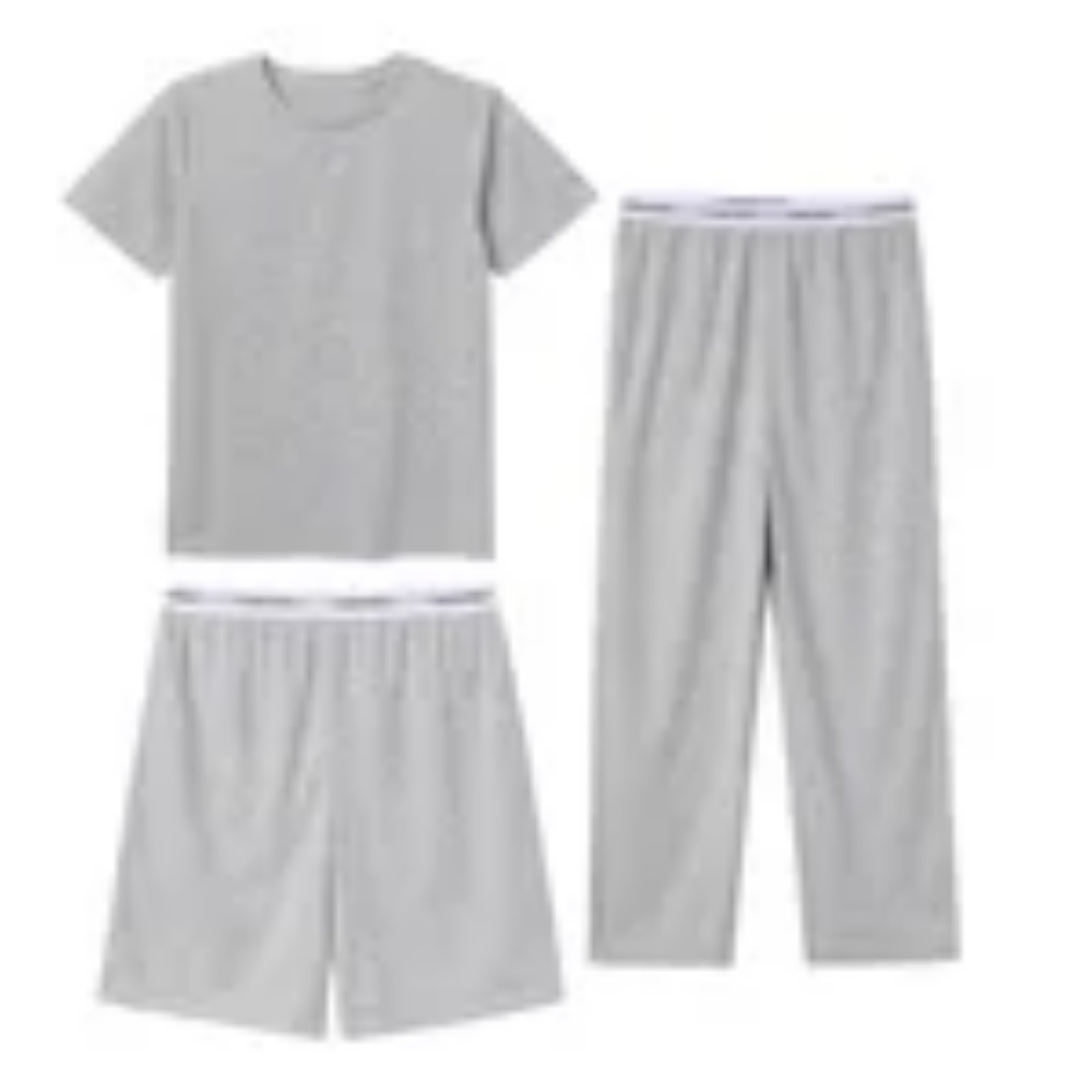 Calvin Klein Youth 3-piece Ribbed Pajama Set